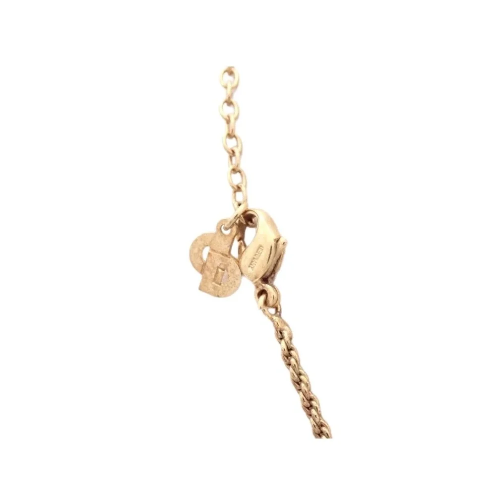 Christian Dior Vintage Gold Tone Rope 16